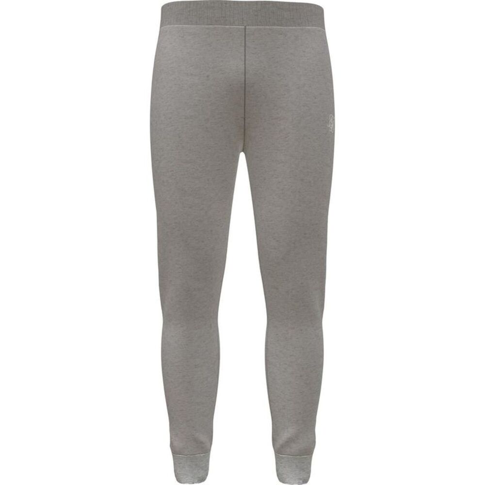 SikSilk Mens Fleece Joggers / Grey Marl